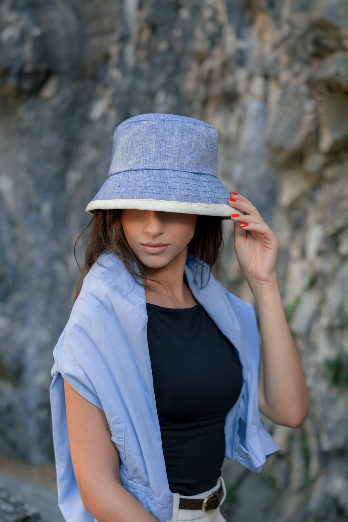 MIRJANA JOSIFOSKA Classic Bucket Hat Шапка - Image 4