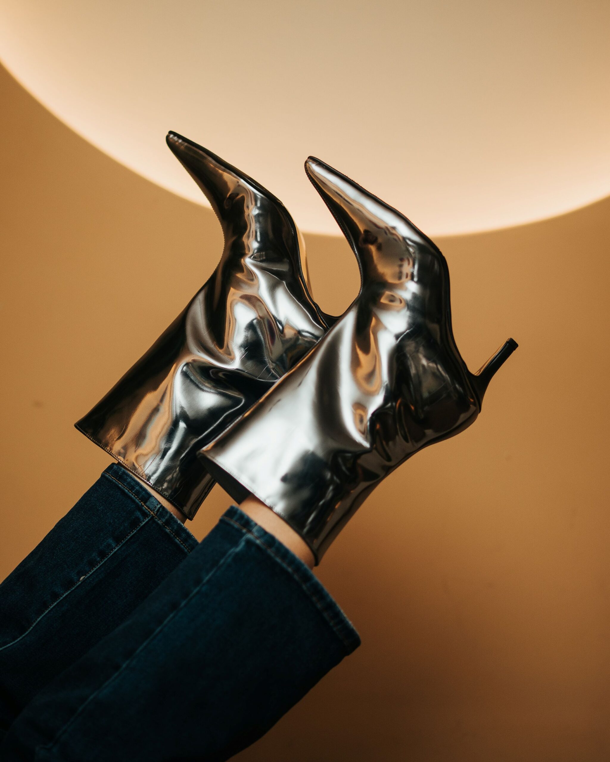 ZOYA Luna Silver Чизми - Image 3